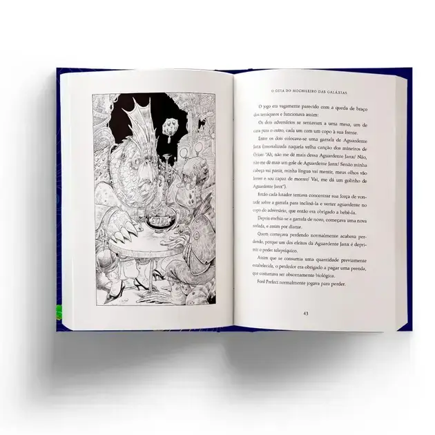 Imagem frontal do livro com fundo branco, destacando o livro e suas páginas.